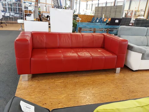 Abverkauf Ledersofa