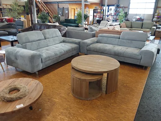 Polstergruppe Chef hellgrau 