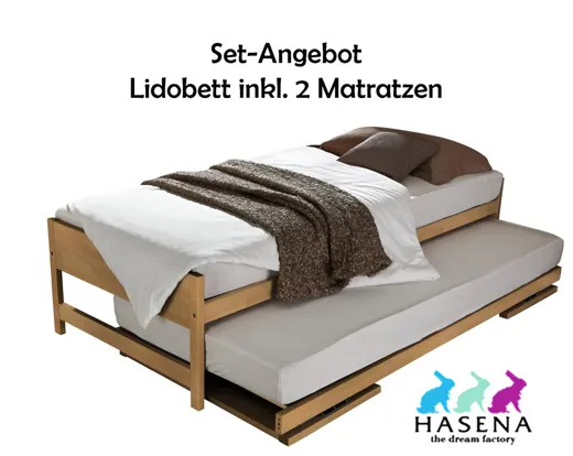 Raumsparbett Lido Set-Angebot 