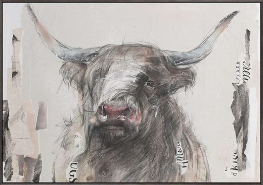Wandbild Strong Bull 