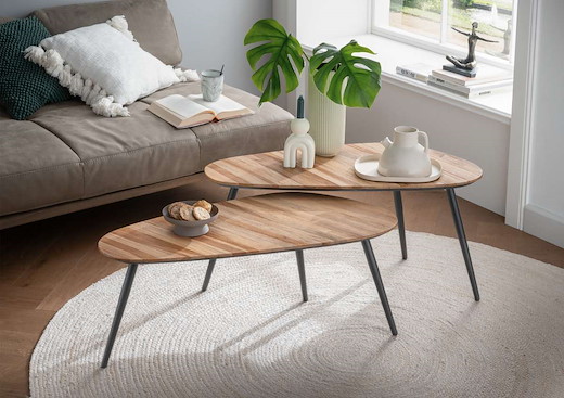 Couchtisch Male 2er Set 