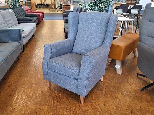Sessel Luke dunkelgrau 
