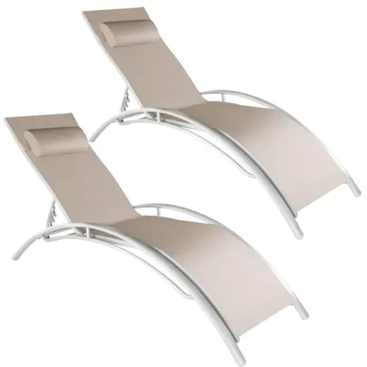 Gartenliege Alina 2er Set
